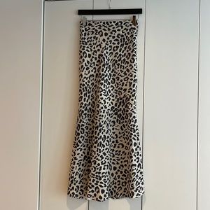Leopard Midi Slip Skirt - purchased at The Frankie Shop - Repeller size S